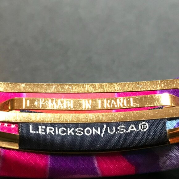 Bit Volume Barrette "Paloma" - Silk / Handmade / France Luxe / L. Erickson - Picture 9 of 16